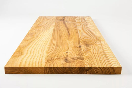 Shelf Stair tread Riser Windowsill Ash Rustic, full stave lamellas, 20 mm, Natural oil