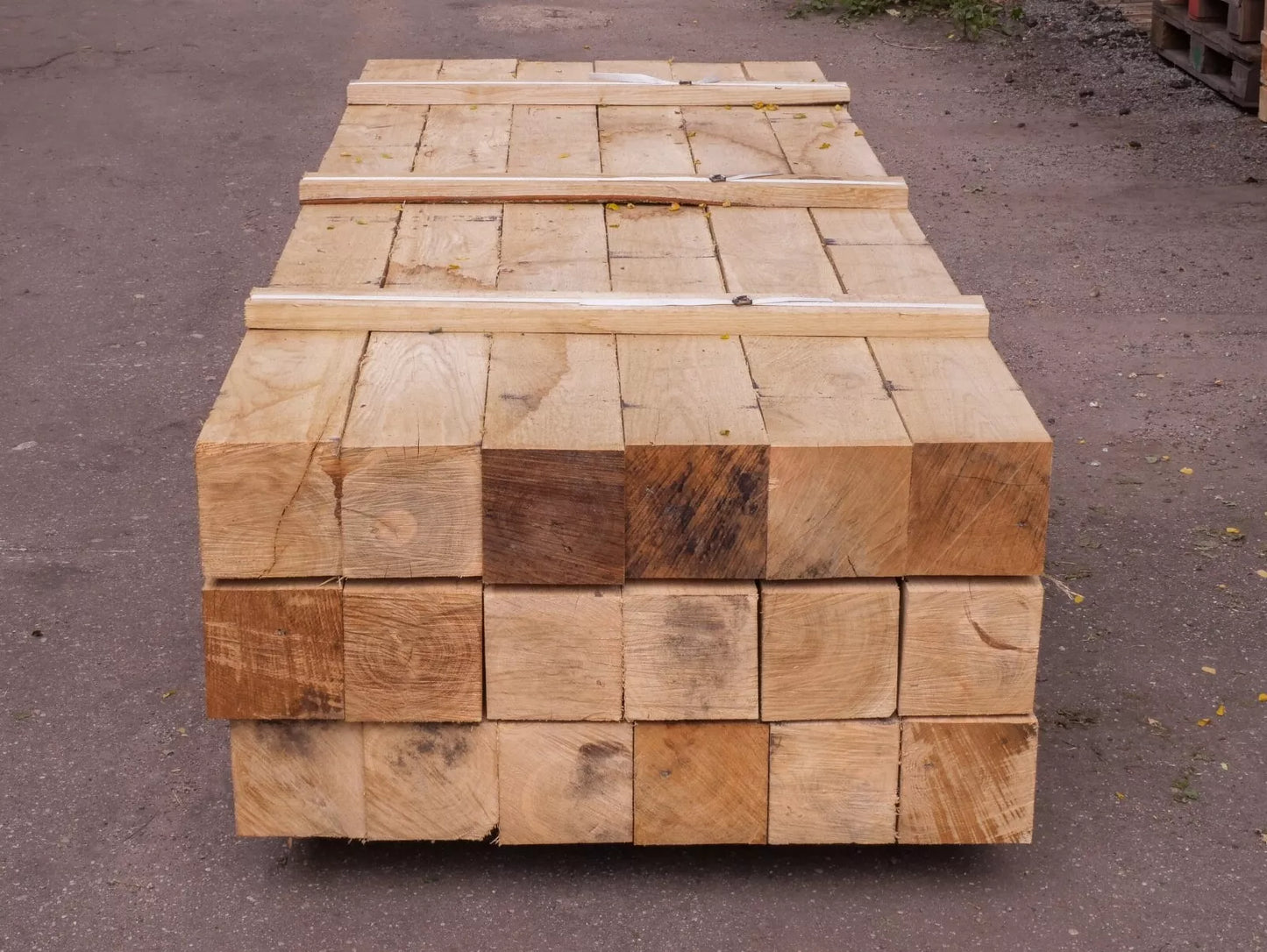 Fresh Sawn Oak Beam, 150x150x2400 mm