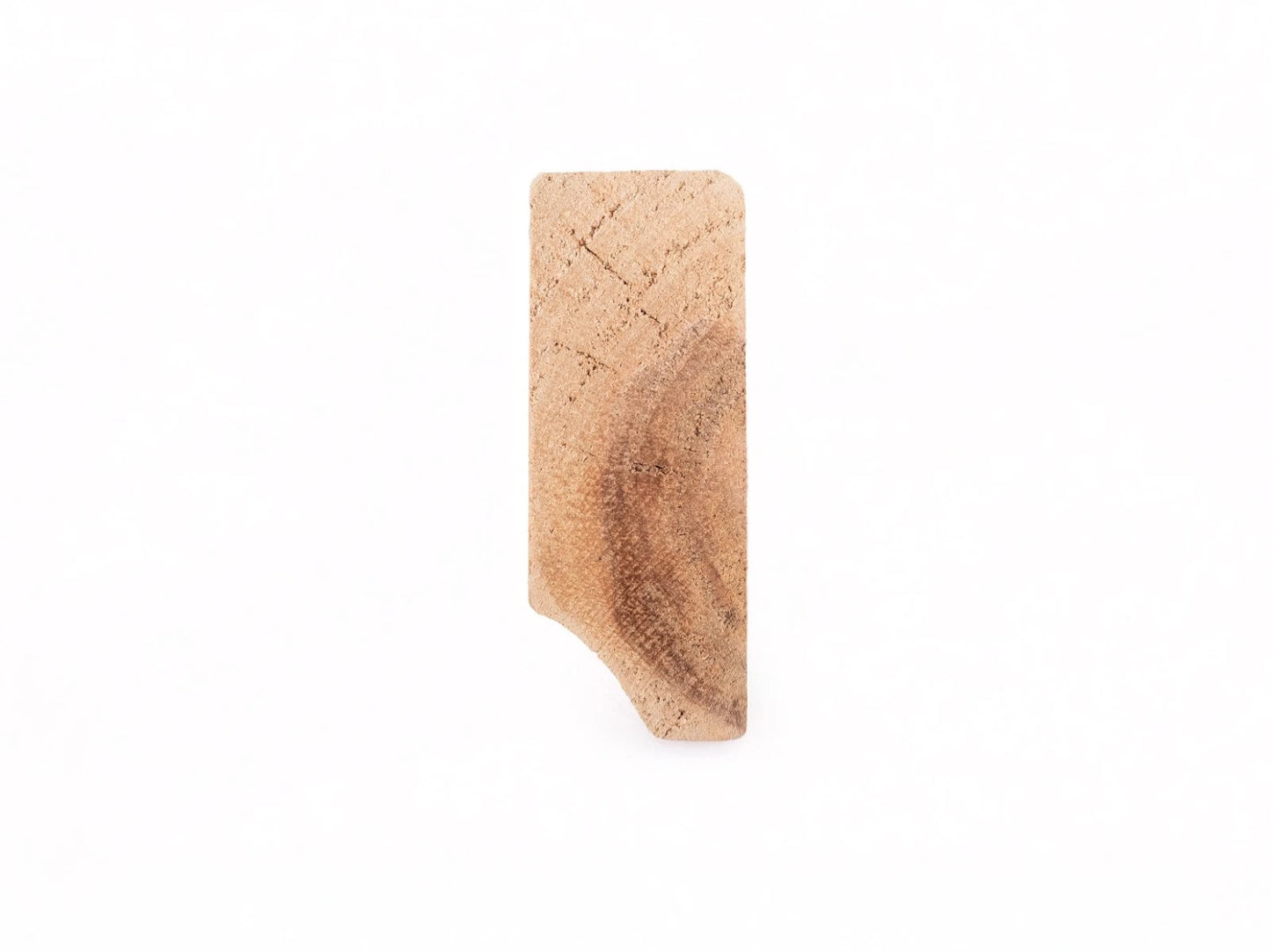 Solid Skirting Board Birch Rustic 24x60mm Natural oil 2000 mm with radius 5mm without filling