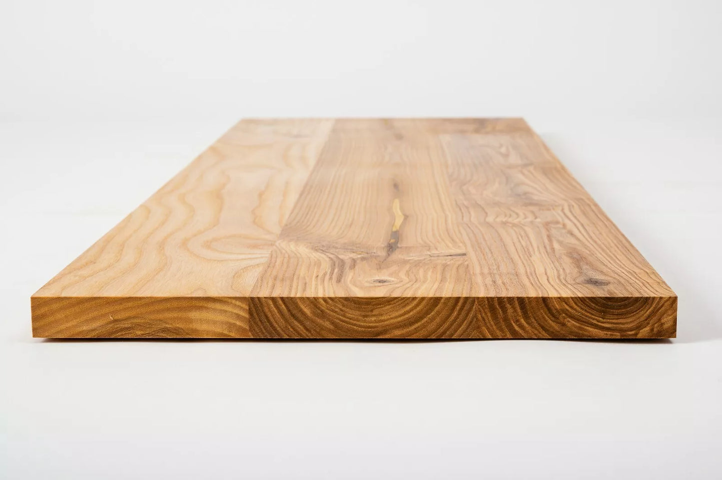 Shelf Stair tread Riser Windowsill Ash Rustic, full stave lamellas, 20 mm, Natural oil
