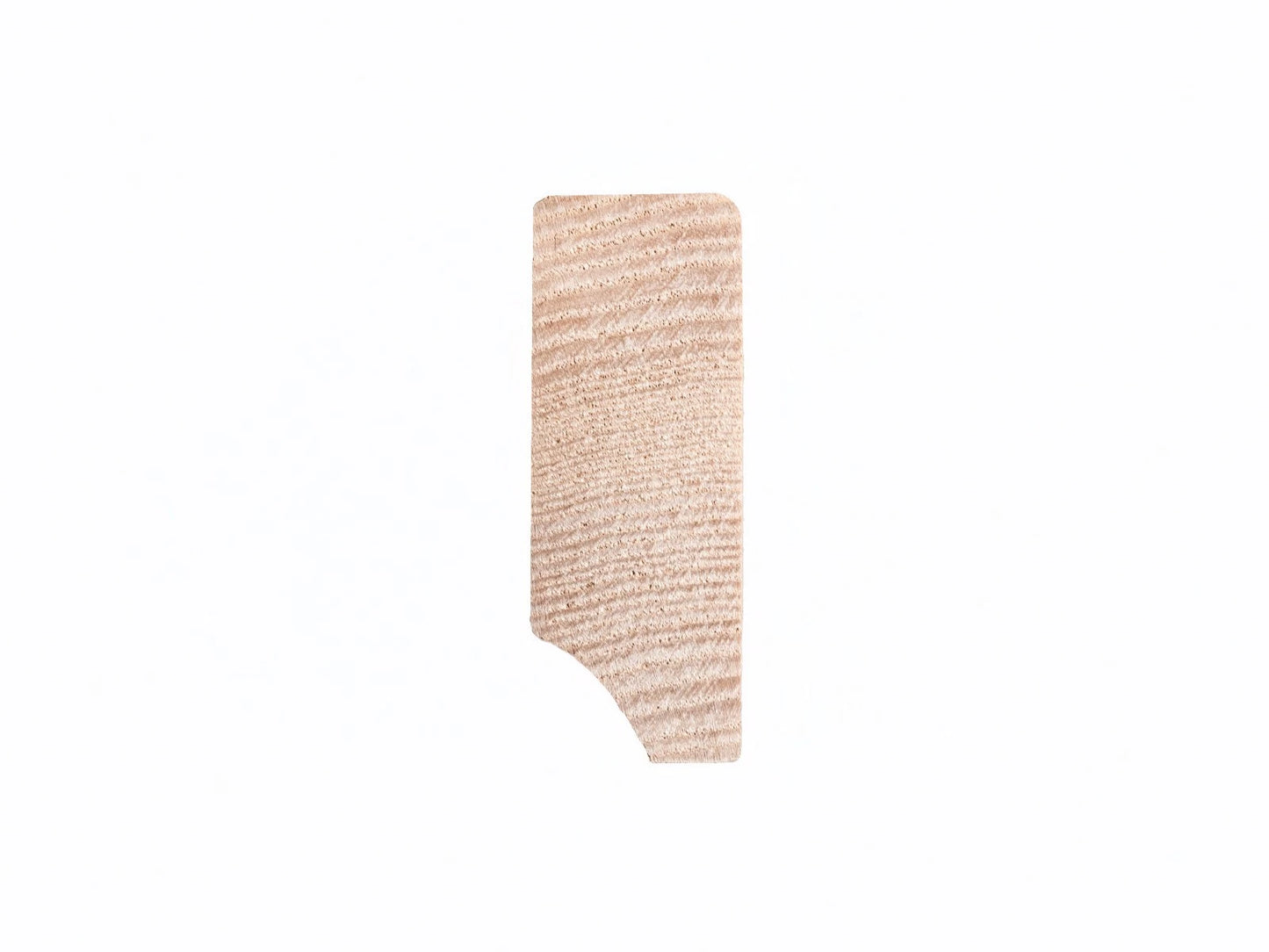 Solid Skirting Board Ash A/B 24x60mm unfinished 2000 mm with radius 5mm