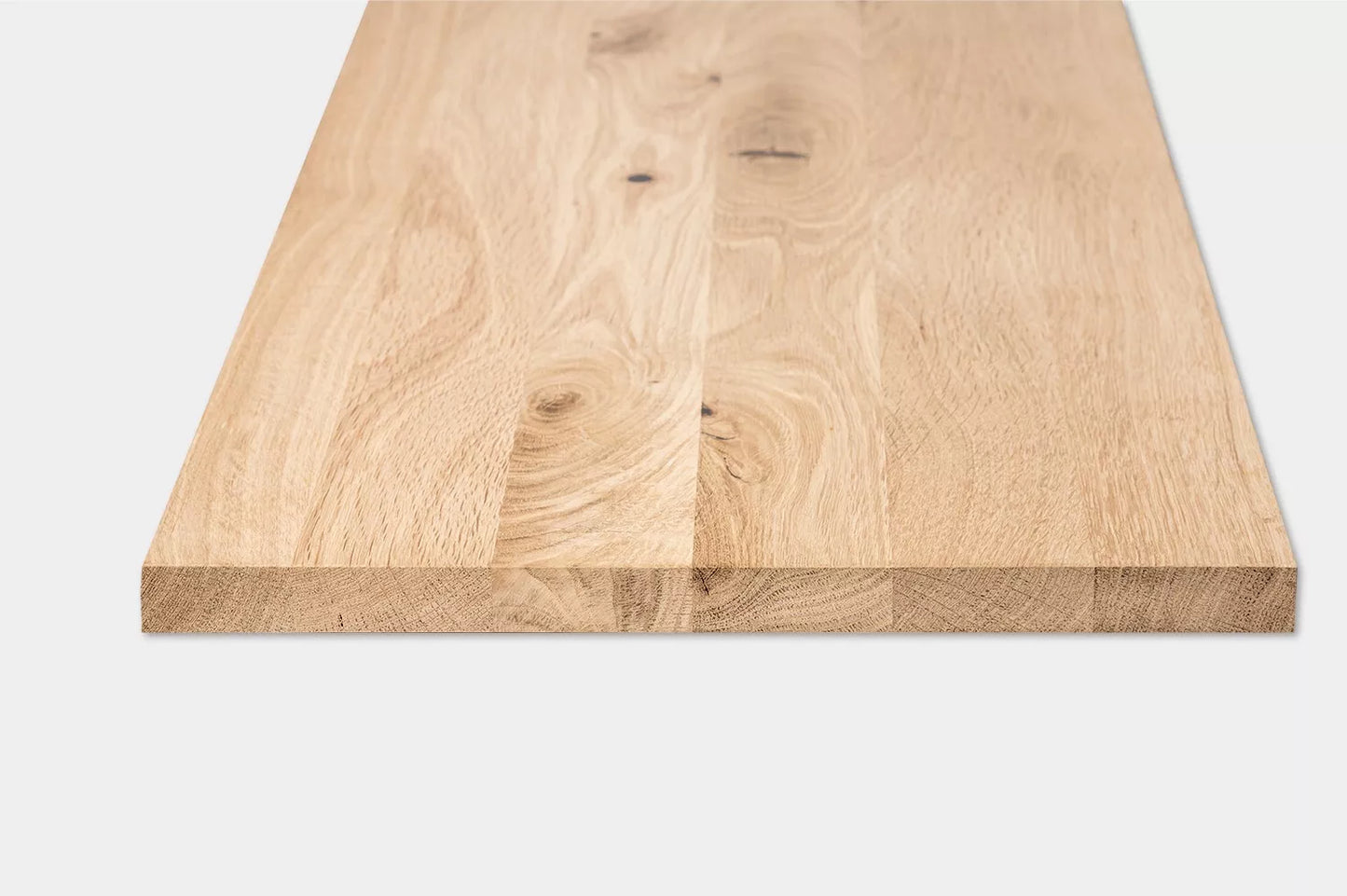 Tablette Marche d'escalier Contremarche Appui de fenêtre Chêne rustique, lamelles pleines, 20 mm, non fini