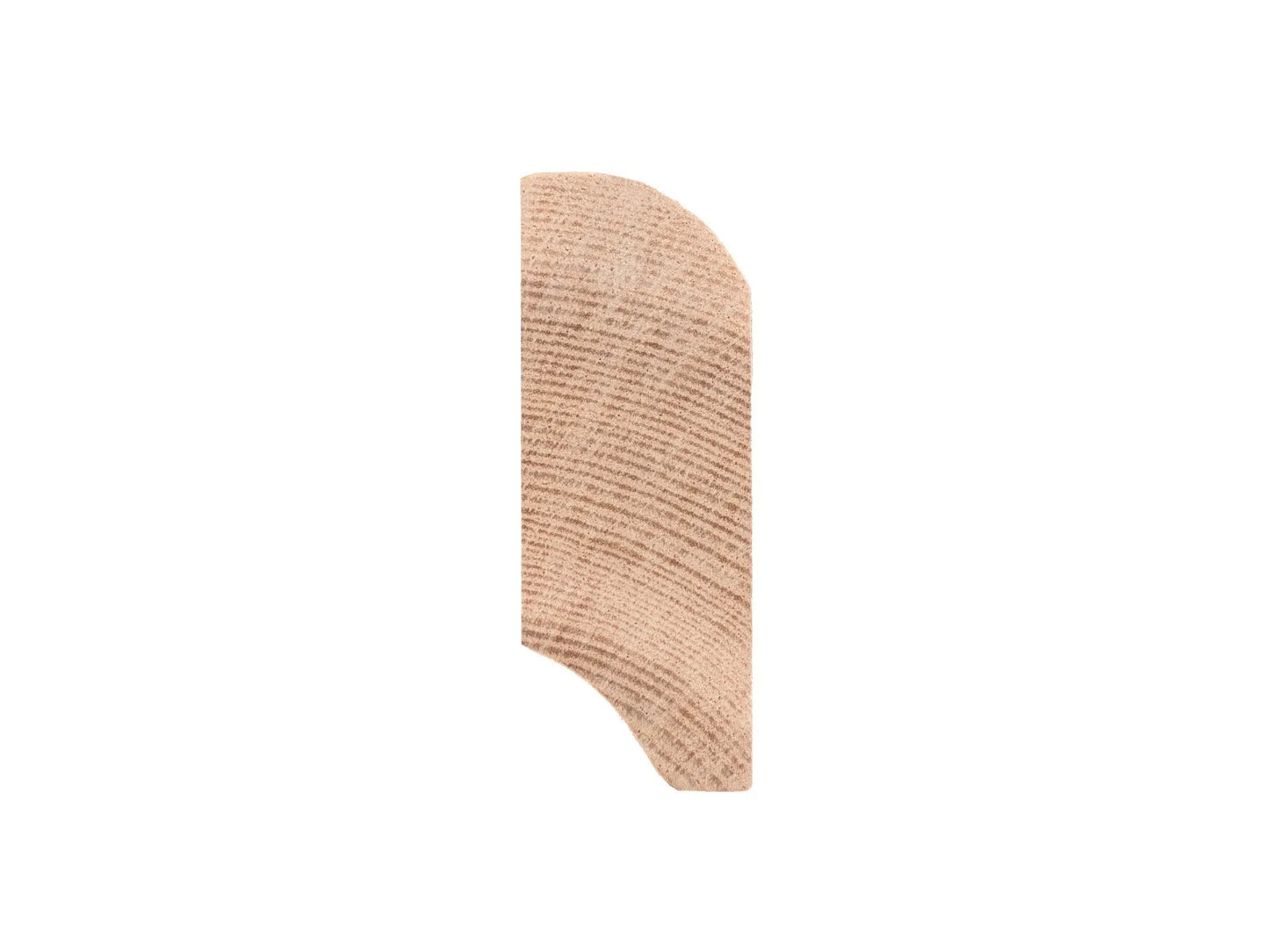 Solid Skirting Board Ash A/B 24x60mm Hard wax oil Natural white 2000 mm with radius 20mm