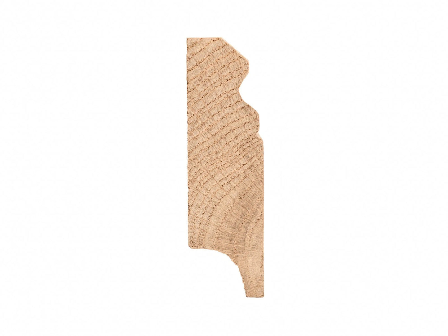 Solid Skirting Board Oak Rustic 20x70mm unfinished 0,8-1,5m Hamburg Profile