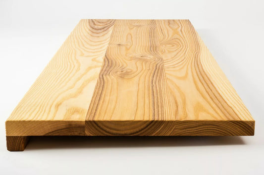 Stair tread Windowsill with overhang Ash Rustic, full stave lamellas, 20 mm, Natural oil