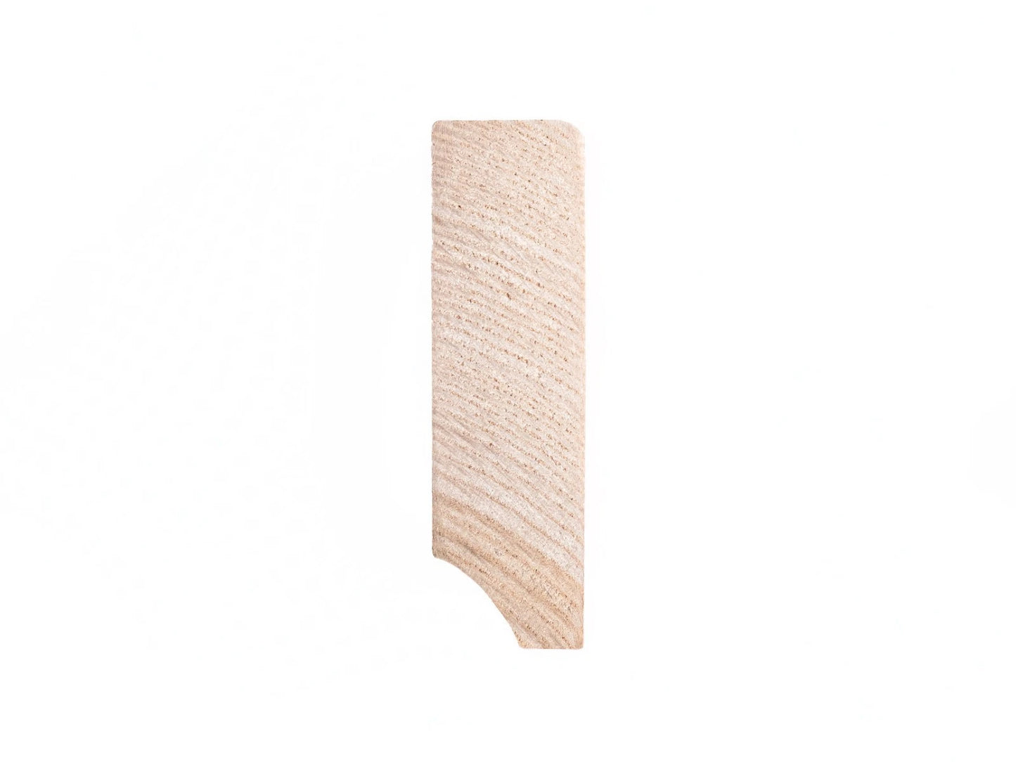 Solid Skirting Board Ash A/B 24x80mm unfinished 2000 mm with radius 5mm