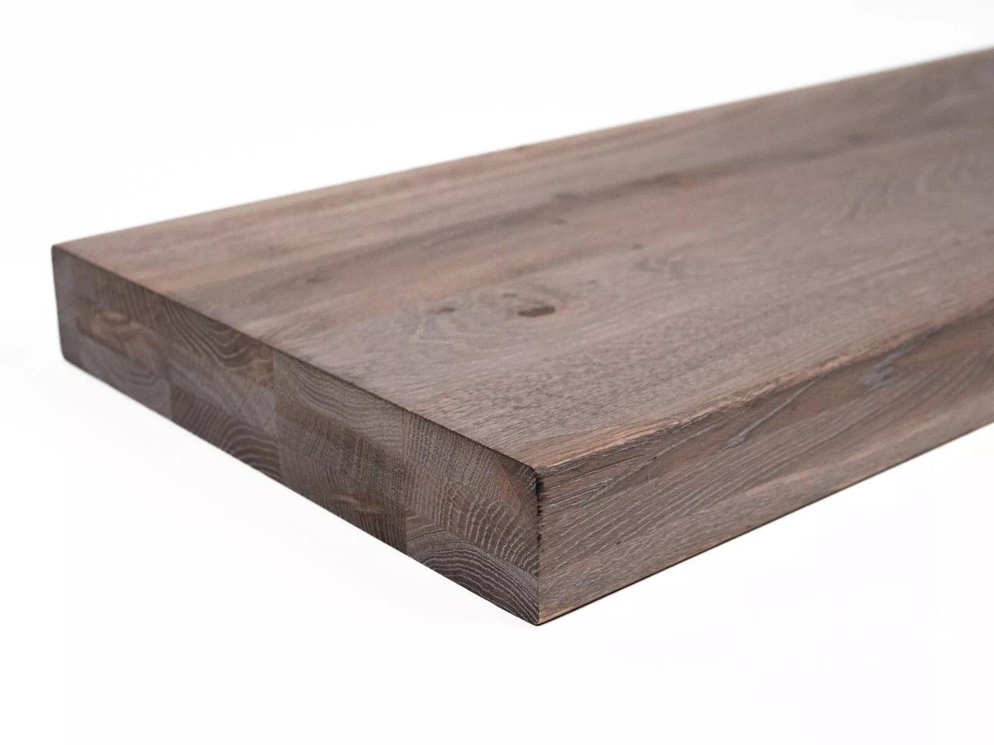 Marche d'escalier Appui de fenêtre Contremarches Chêne rustique, lamelles entières, 52 mm, 3 couches, huilé naturel blanc patiné