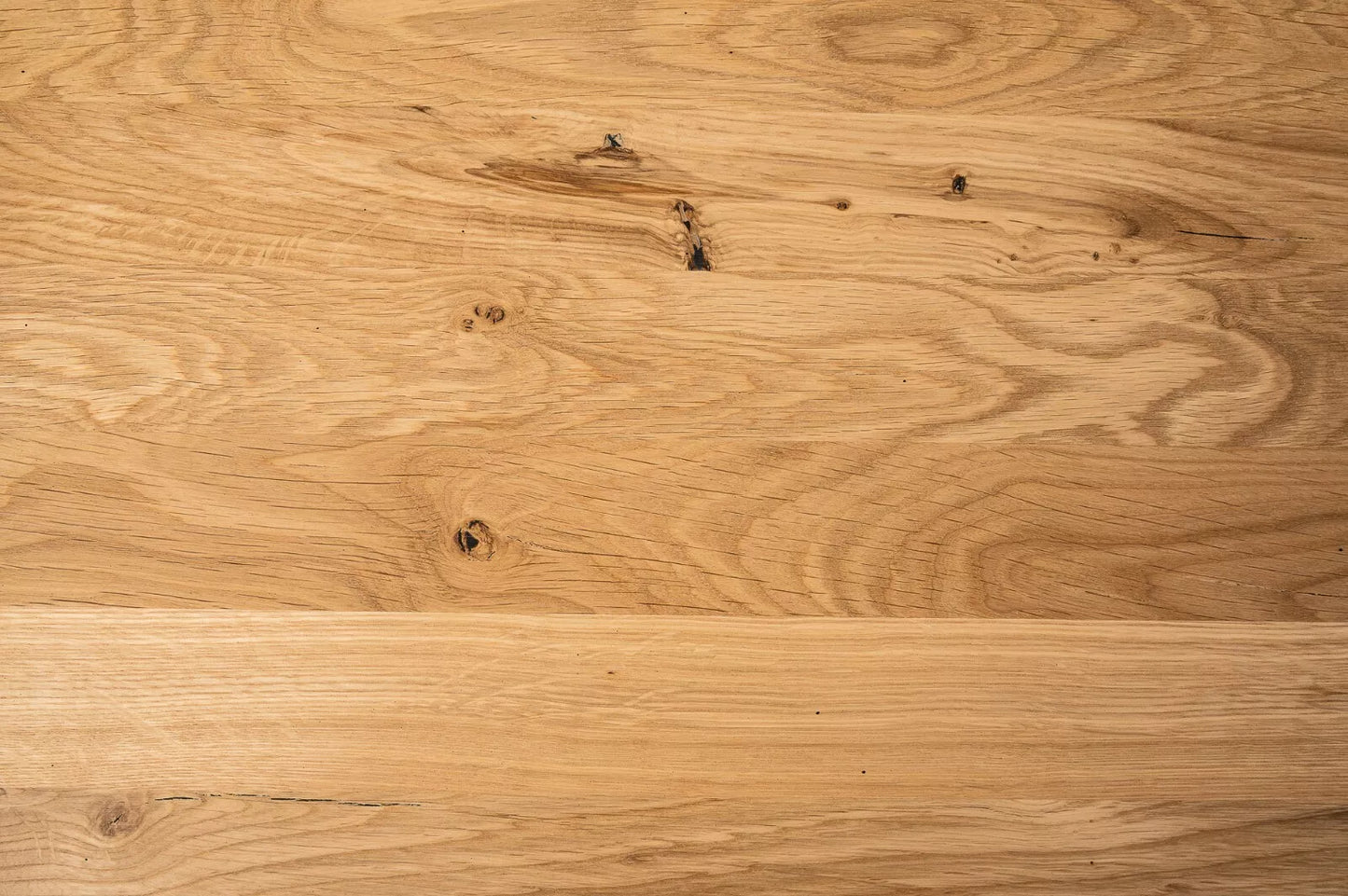 Stair tread Windowsill with overhang Oak Rustic, full stave lamellas, 26 mm, Hard wax oil Natural white