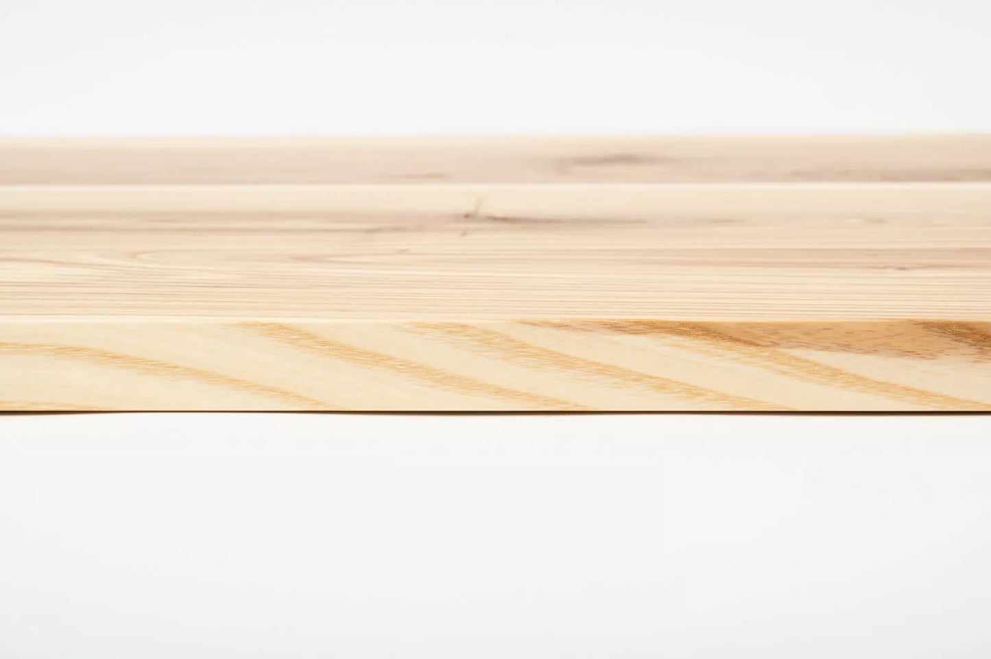 Shelf Stair tread Riser Windowsill Ash Rustic, full stave lamellas, 20 mm, Matte lacquered
