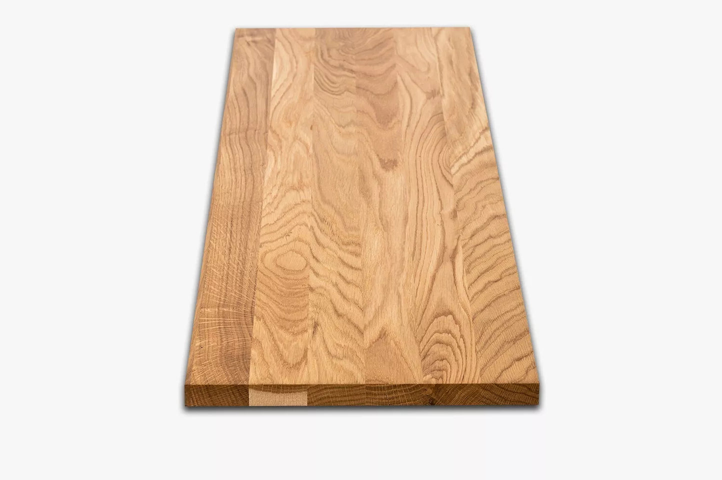 Shelf Stair tread Riser Windowsill Oak A/B, full stave lamellas, 20 mm, Matte lacquered