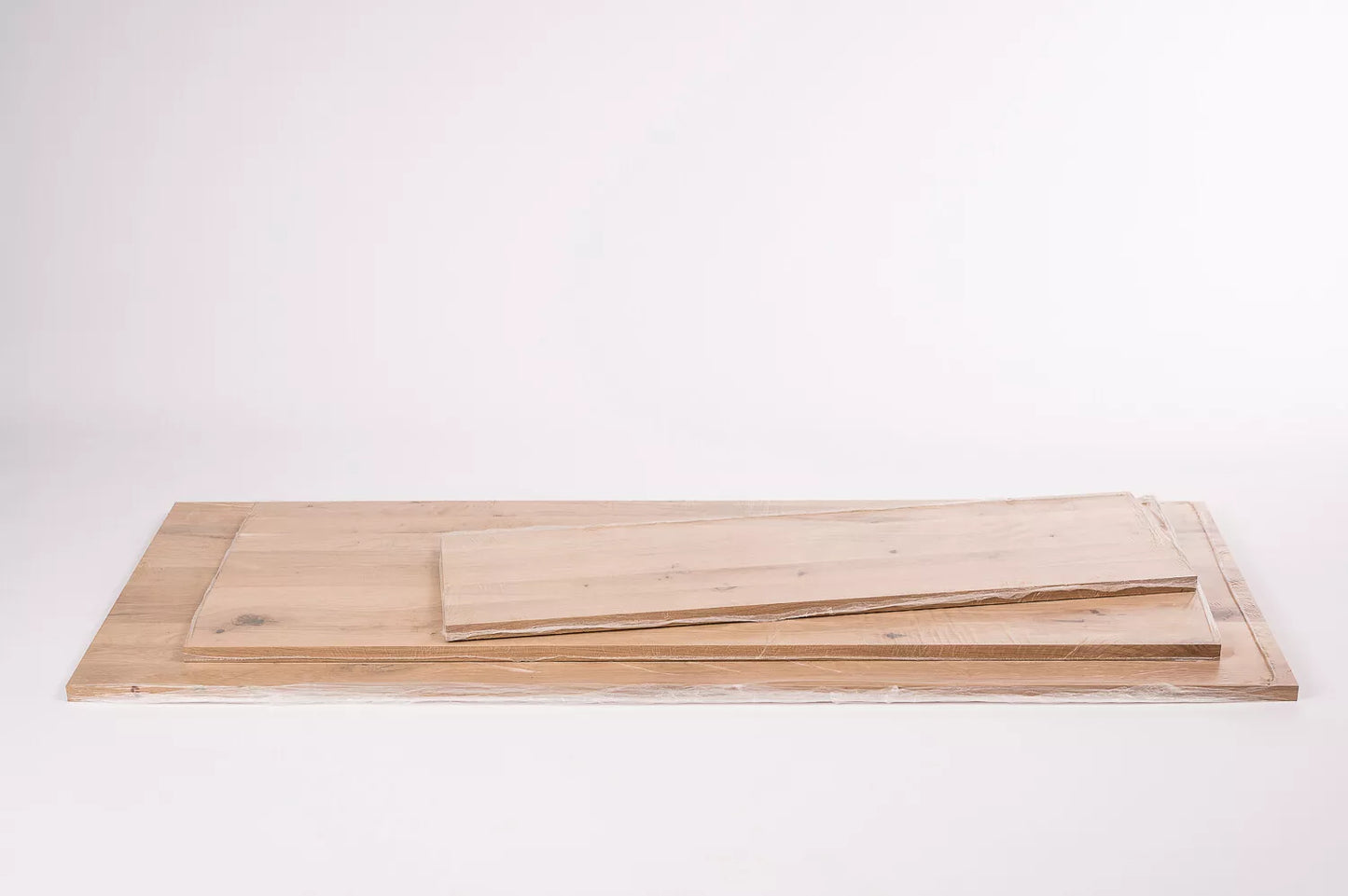 Panneau massif contrecollé DIY Chêne rustique, lamelles entières de largeur fixe, 20 mm