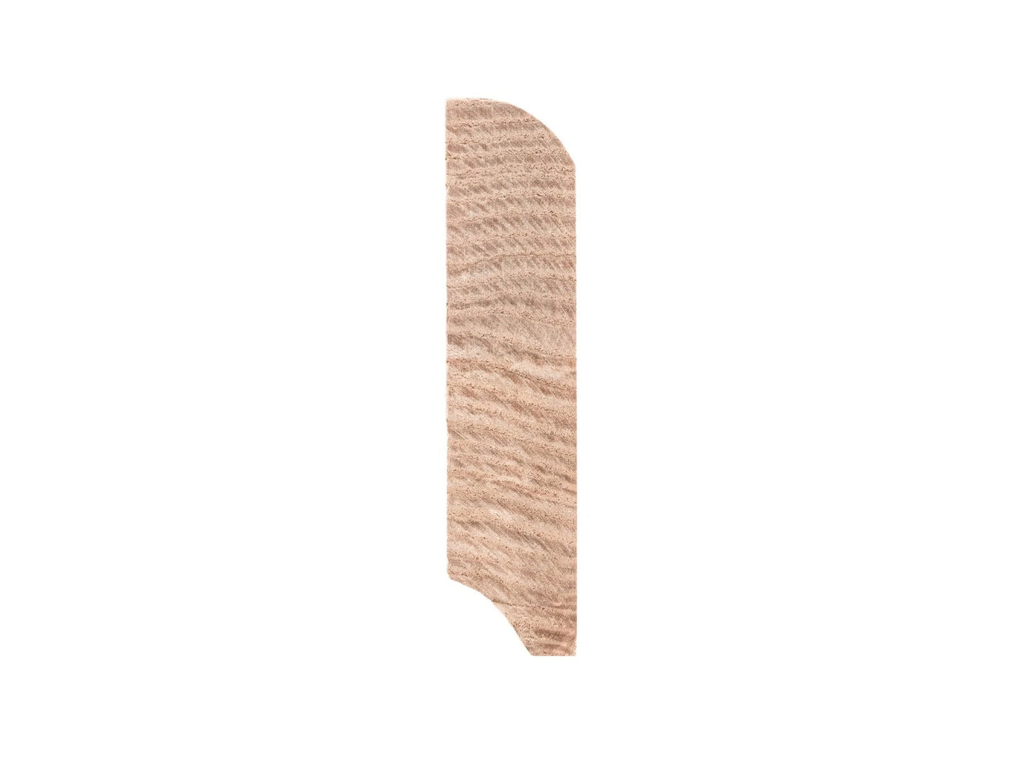 Solid Skirting Board Ash A/B 24x100mm unfinished 2000 mm with radius 20mm