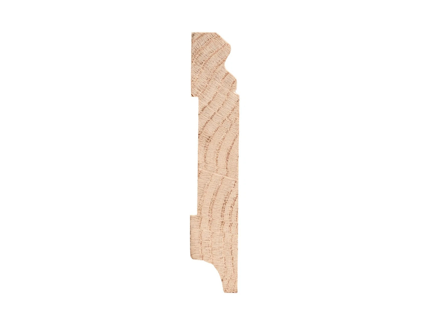 Solid Skirting Board Oak A/B 20x110mm Hard wax oil Natural white 1,5-2,5m Hamburg Profile