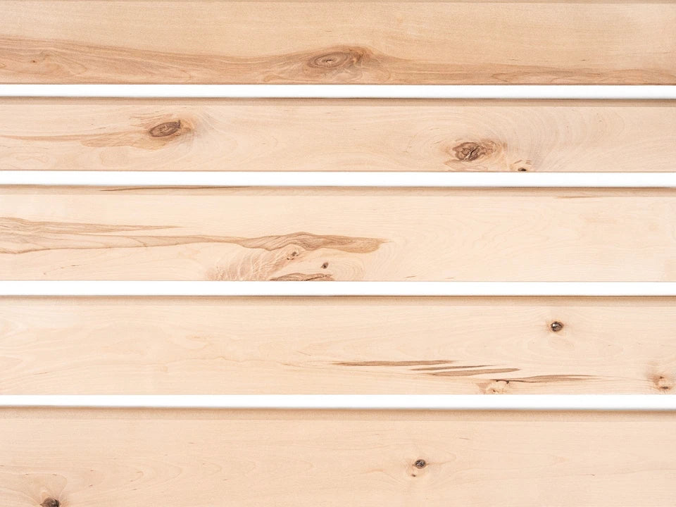 Solid Skirting Board Birch Rustic 24x60mm unfinished 2000 mm with radius 5mm without filling