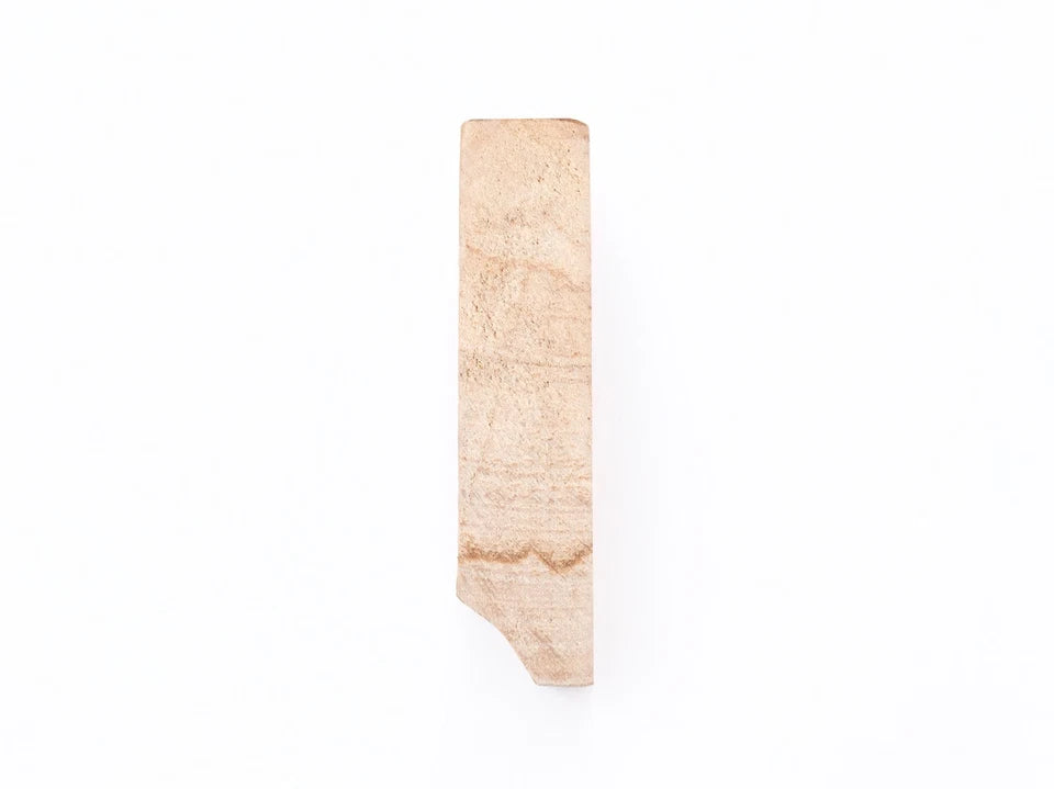 Solid Skirting Board Birch Rustic 24x100mm Natural oil 2000 mm with radius 5mm without filling
