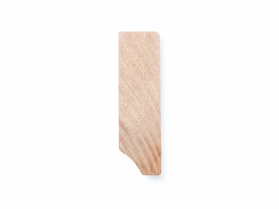 Plinthe en bouleau massif rustique 24 x 80 mm Huile naturelle 2000 mm avec rayon de 5 mm sans remplissage