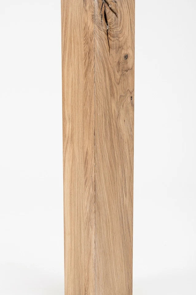 Glulam oak beam Rustic 120x120 mm white oil, square timber, solid wood