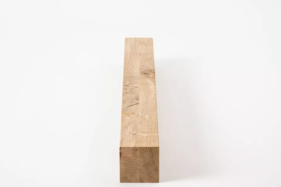 Glulam oak beam Rustic 80x80 mm untreated, square timber, solid wood