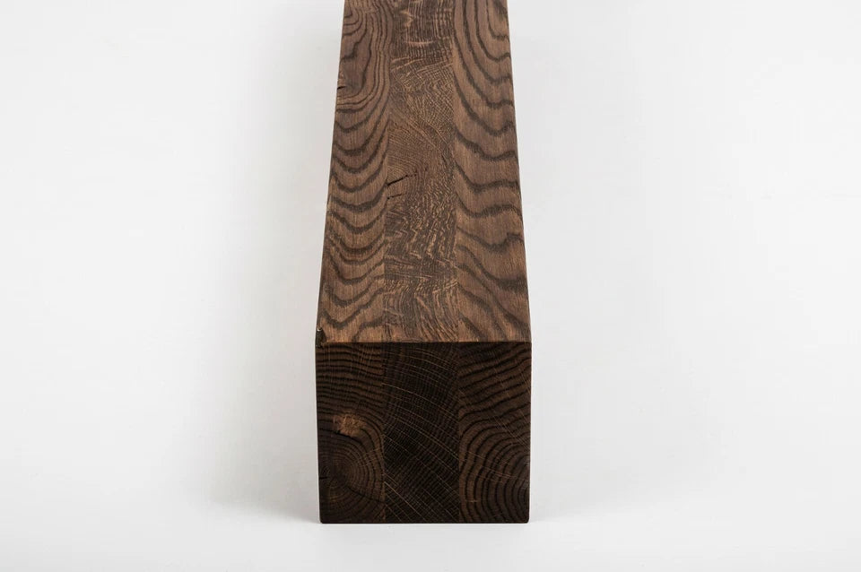 Glulam oak beam Rustic 80x80 mm walnut oil, square timber, solid wood