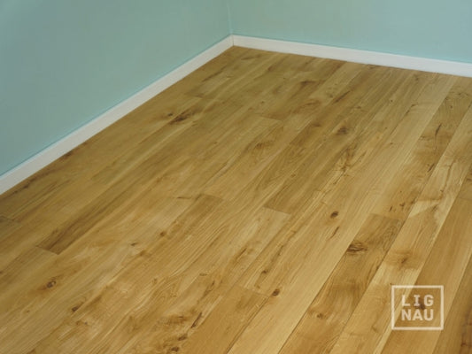 Lames de parquet massif Chêne rustique 20 mm huilé naturel