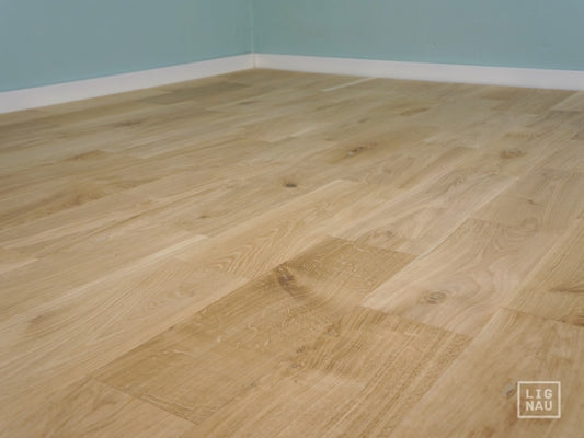 Lames de parquet massif Chêne rustique 15 mm