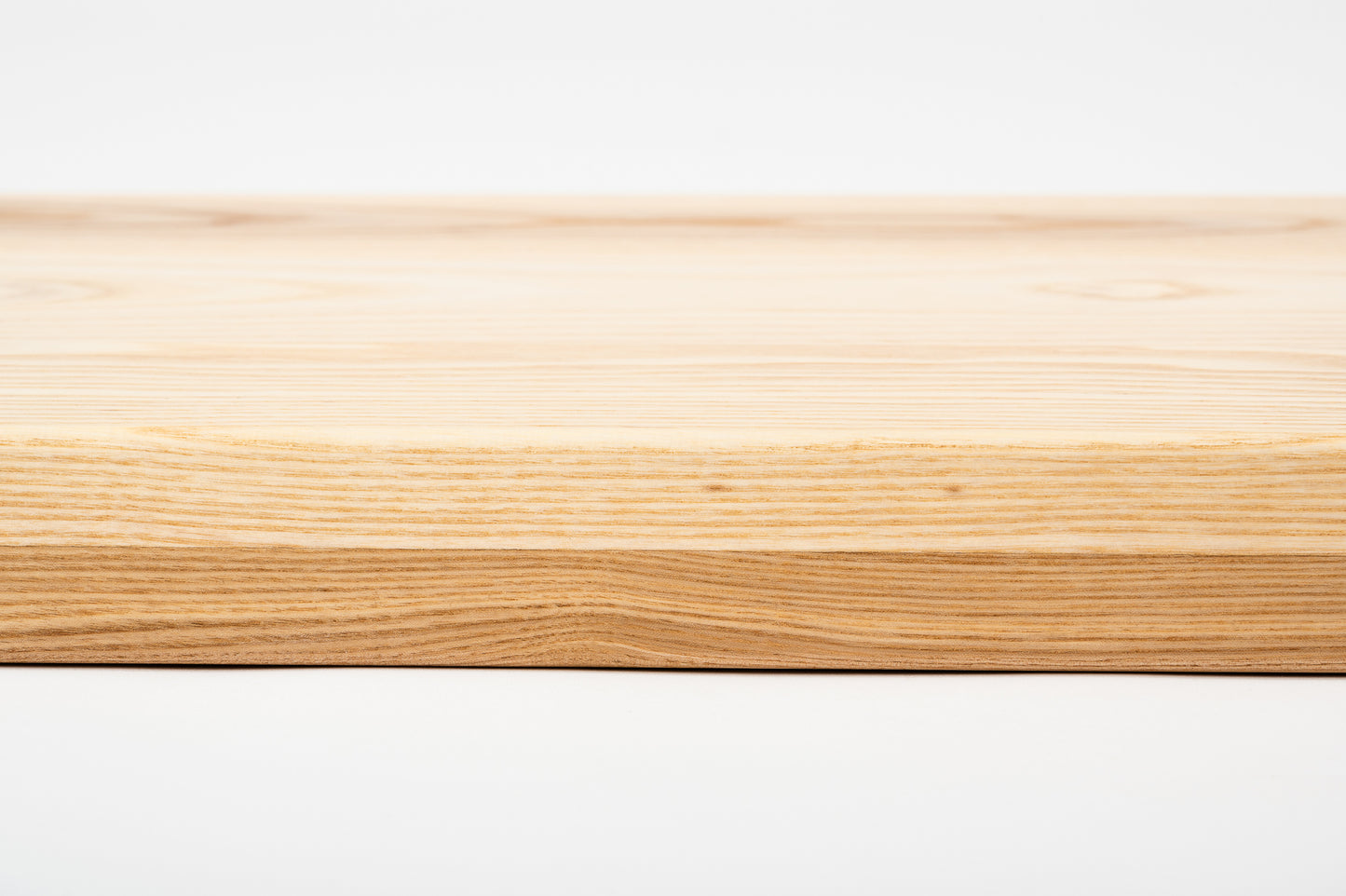 Shelf Stair tread Riser Windowsill Ash A/B, full stave lamellas, 40 mm, 2-layer, Matte lacquered