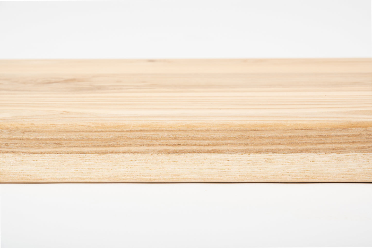 Shelf Stair tread Riser Windowsill Ash Rustic, full stave lamellas, 40 mm, 2-layer, Hard wax oil Natural white