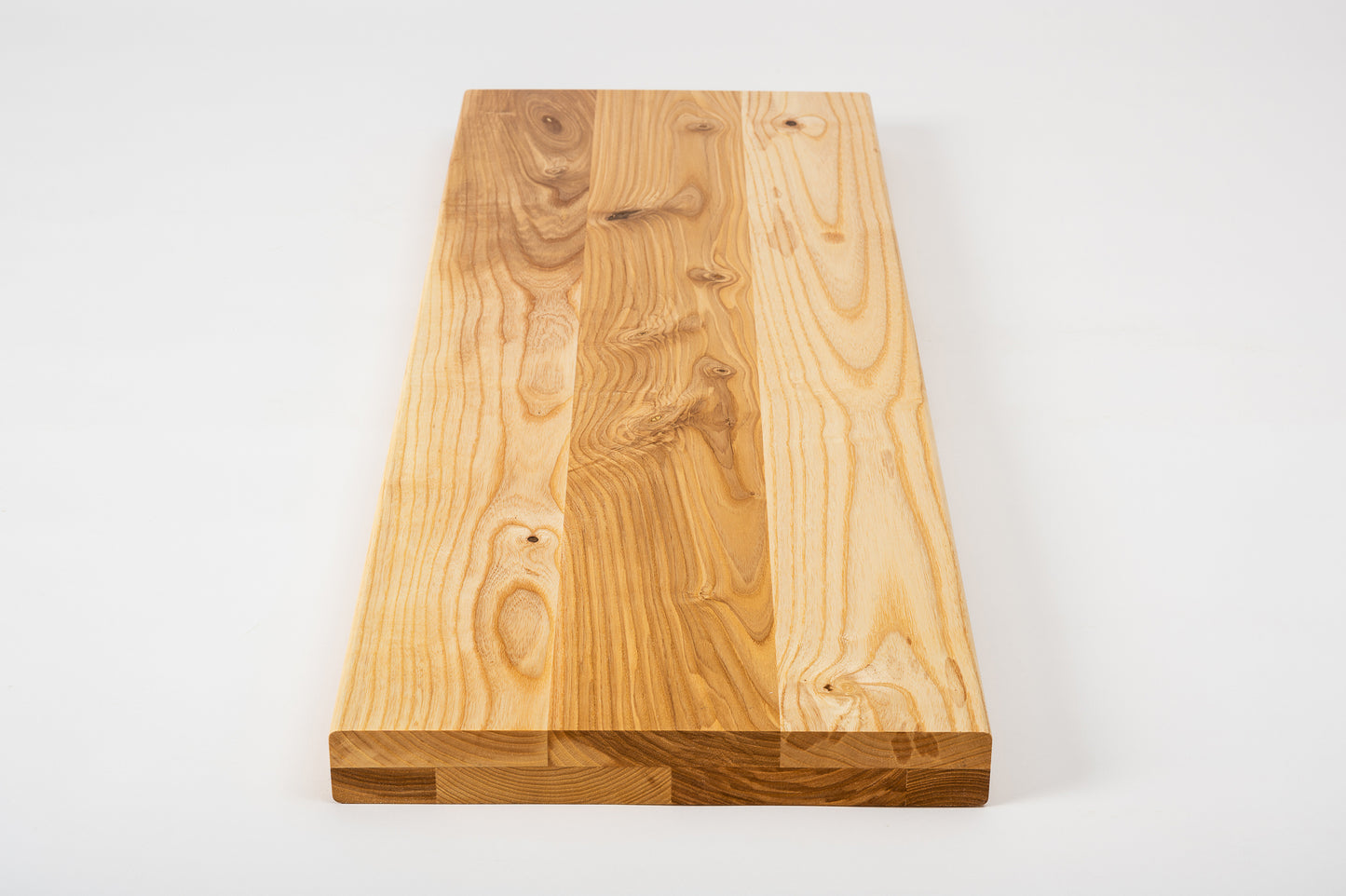 Shelf Stair tread Riser Windowsill Ash Rustic, full stave lamellas, 40 mm, 2-layer, Natural oil