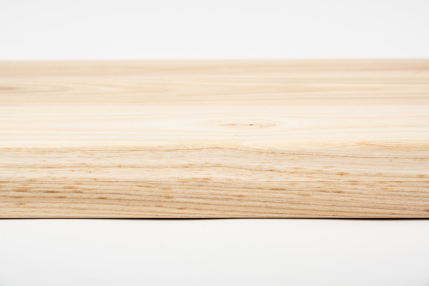 Shelf Stair tread Riser Windowsill Ash Rustic, full stave lamellas, 40 mm, 2-layer, Unfinished