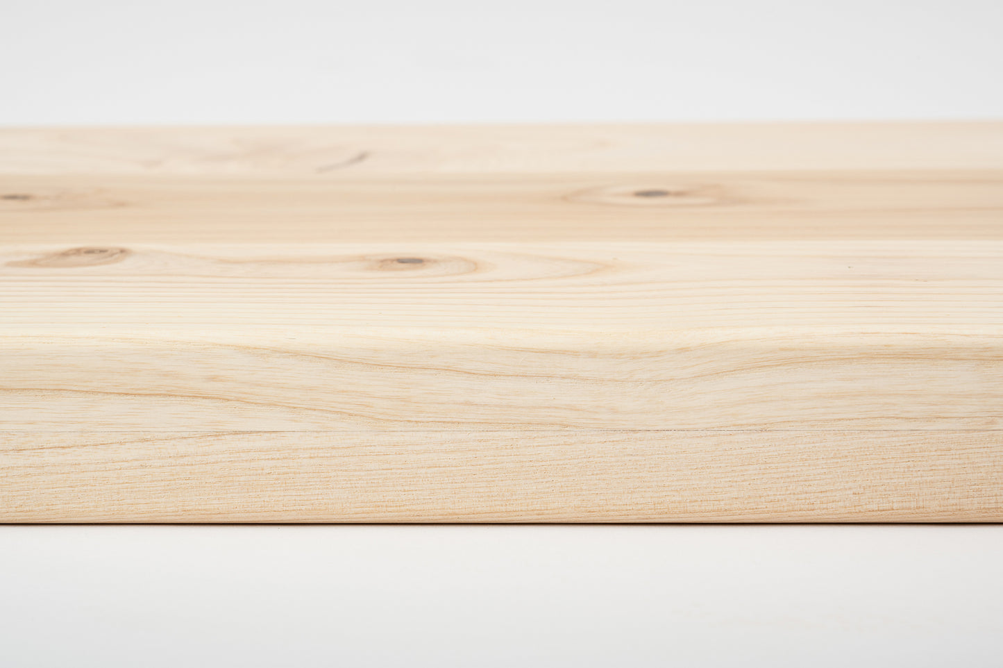 Shelf Stair tread Riser Windowsill Ash Rustic, full stave lamellas, 40 mm, 2-layer, White oil