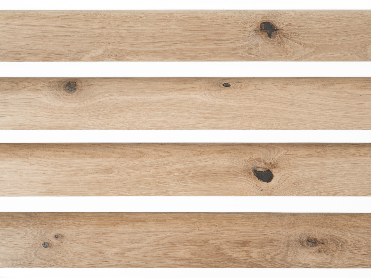 Plinthe massive en chêne rustique 20 x 90 mm Huile de cire dure Naturelle Blanc 1,5-2,5 m avec rayon de 20 mm