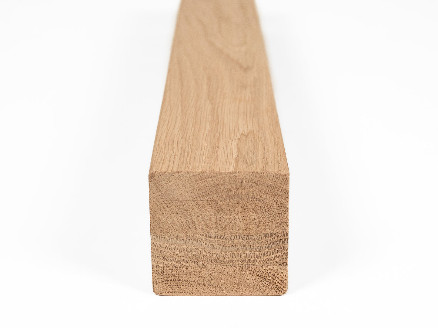 Glulam oak beam A/B 70x70 mm untreated, square timber, solid wood