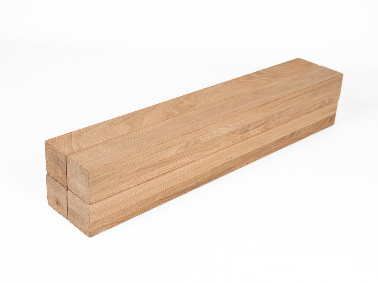 Glulam oak beam A/B 70x70 mm untreated, square timber, solid wood