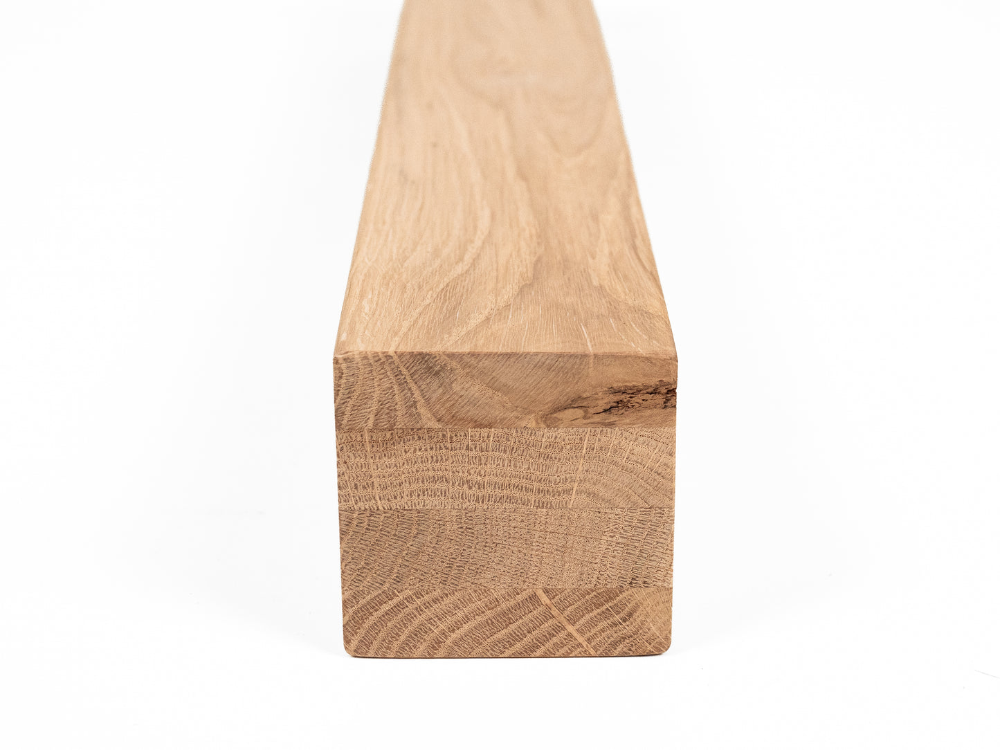 Glulam oak beam Rustic 70x70 mm Hard wax oil Natural white, square timber, solid wood