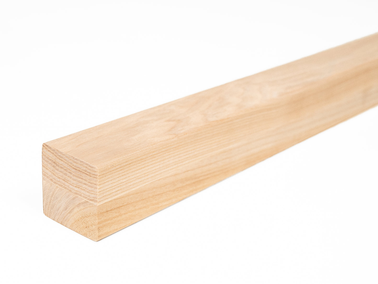 Glulam ash beam A/B 50x50 mm untreated, square timber, solid wood