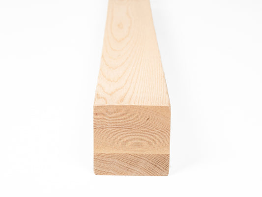 Glulam ash beam A/B 70x70 mm untreated, square timber, solid wood