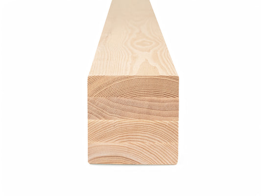 Glulam ash beam A/B 100x100 mm Hard wax oil Natural white, square timber, solid wood