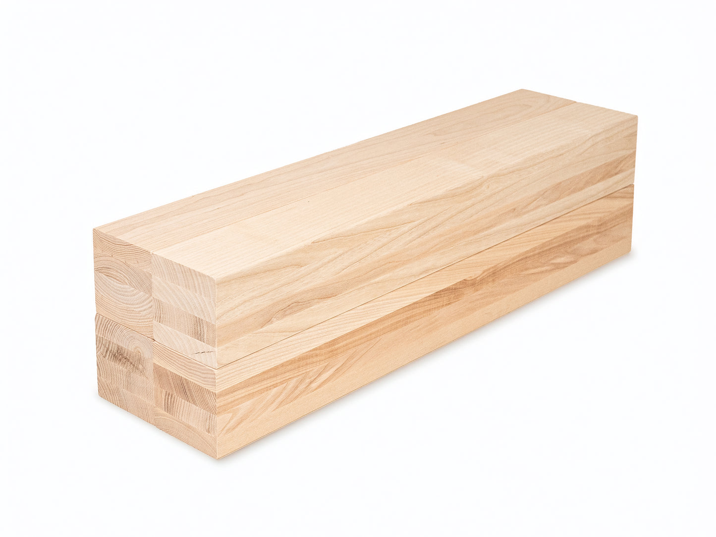 Glulam ash beam A/B 100x100 mm Hard wax oil Natural white, square timber, solid wood