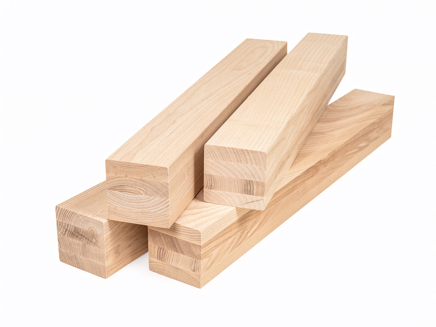 Glulam ash beam A/B 100x100 mm Hard wax oil Natural white, square timber, solid wood