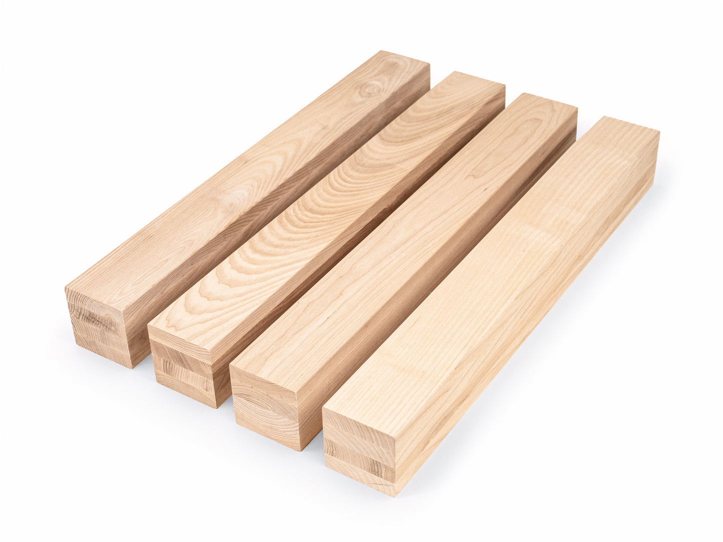 Glulam ash beam A/B 100x100 mm Hard wax oil Natural white, square timber, solid wood