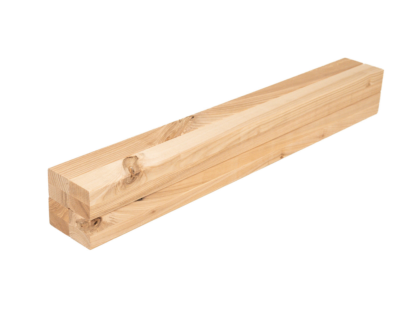 Glulam ash beam Rustic 50x50 mm untreated, square timber, solid wood