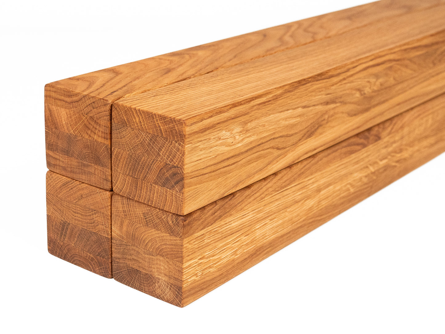 Glulam oak beam A/B 70x70 mm Natural oil, square timber, solid wood