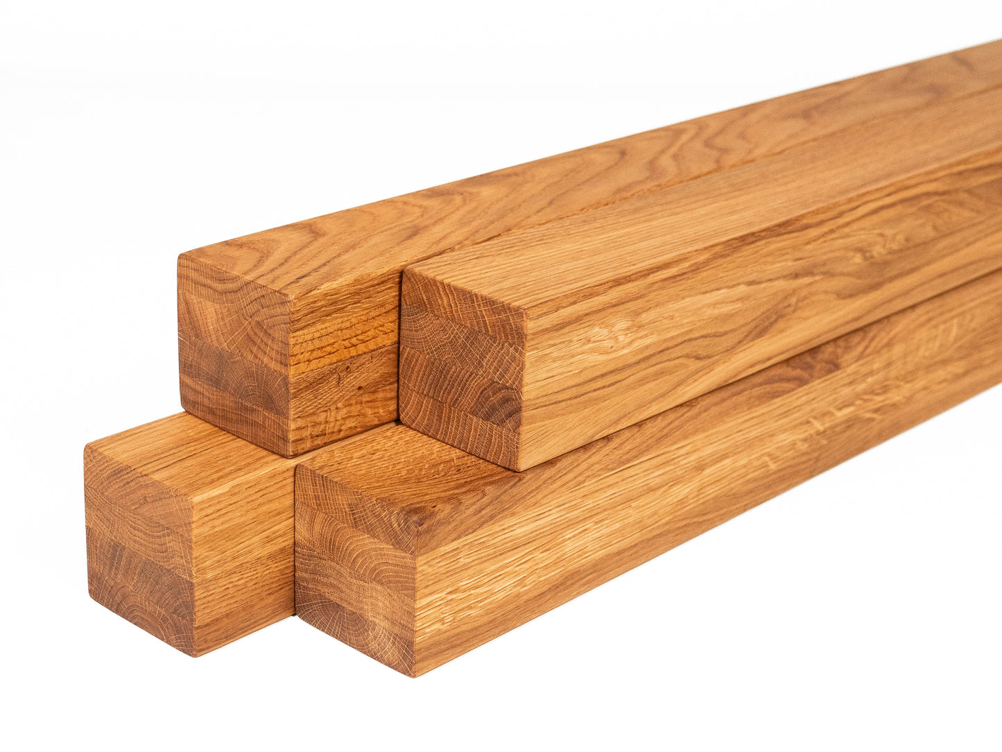 Glulam oak beam A/B 70x70 mm Natural oil, square timber, solid wood
