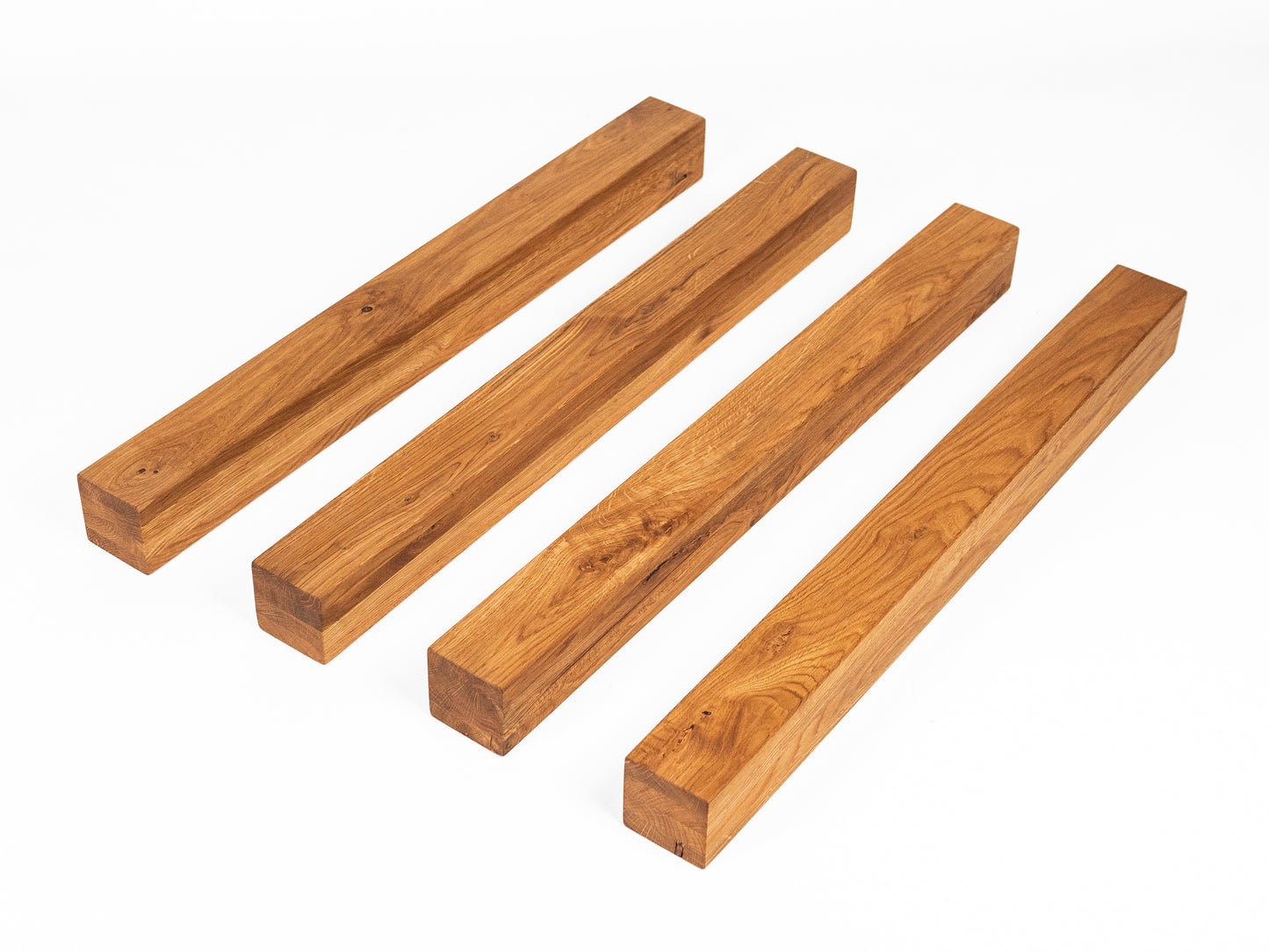 Glulam oak beam Rustic 70x70 mm Natural oil, square timber, solid wood