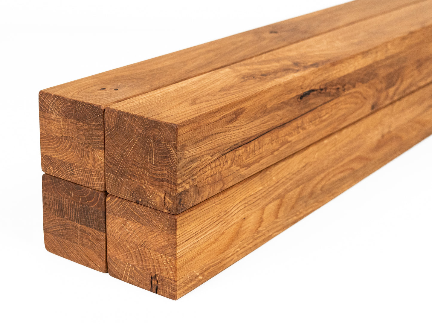 Glulam oak beam Rustic 70x70 mm Natural oil, square timber, solid wood