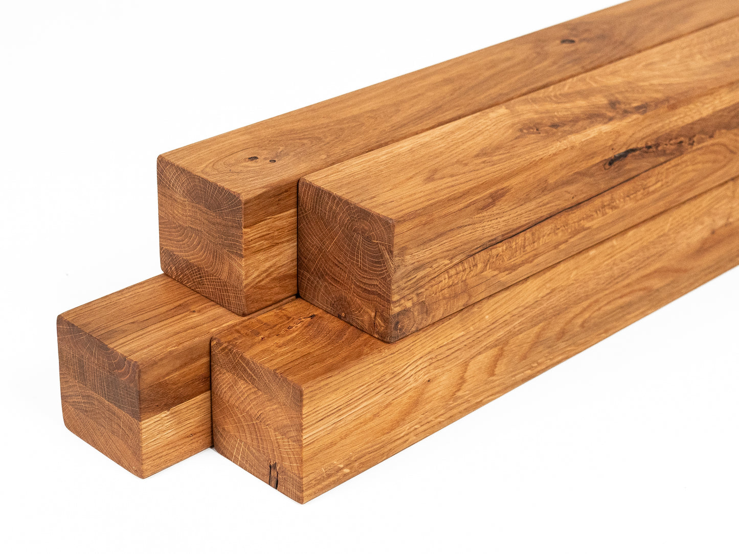 Glulam oak beam Rustic 70x70 mm Natural oil, square timber, solid wood