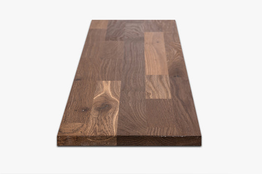Etagère Marche d'escalier Rehausse Appui de fenêtre Chêne fumé Lamelles aboutées rustiques, 20 mm, Huile de cire dure Blanc naturel