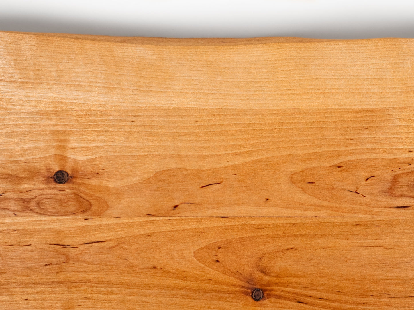 Shelf Stair tread Windowsill Birch Rustic with natural live edge, full stave lamellas, 40 mm, Natural oil