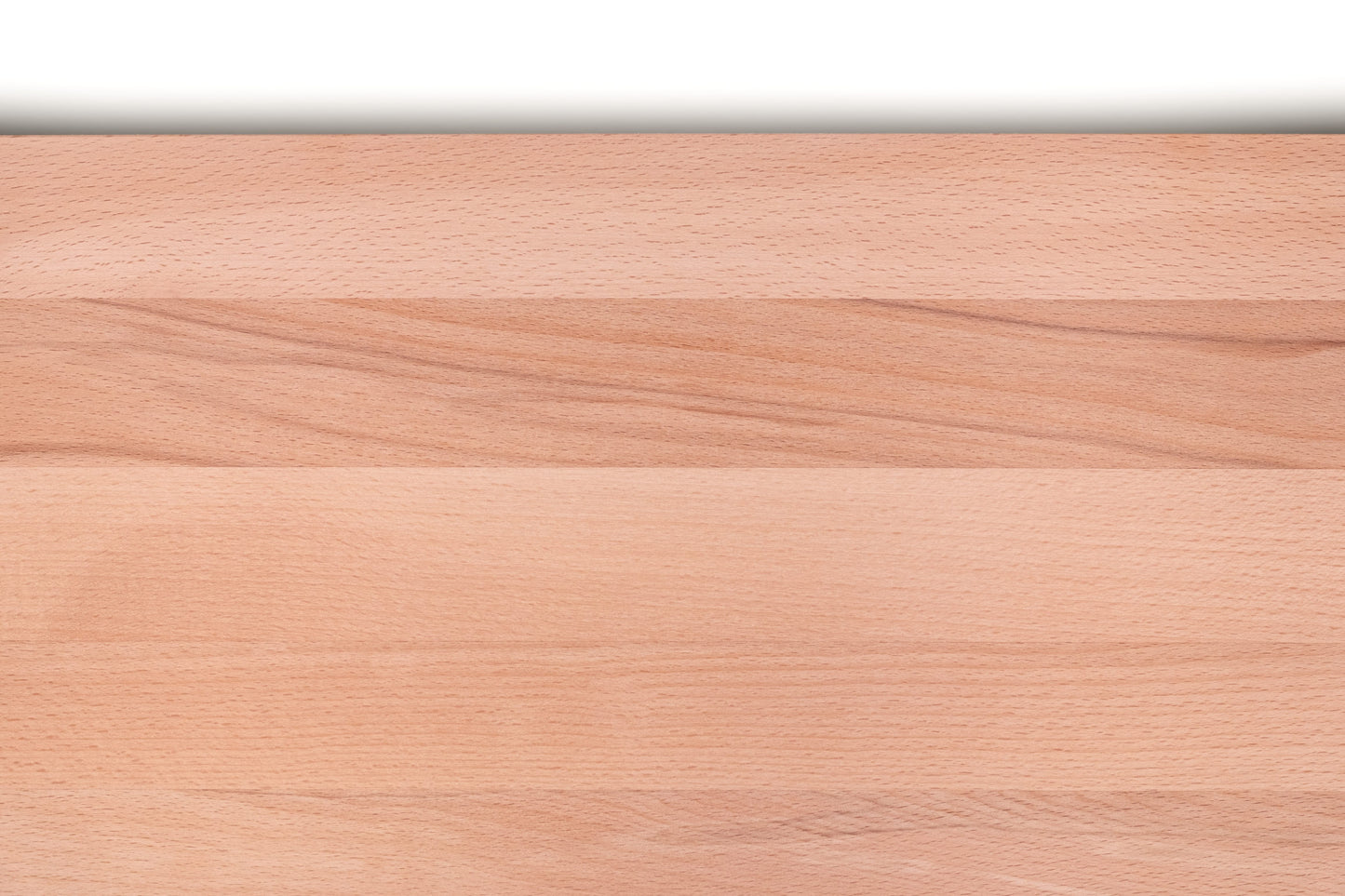 Stair tread Windowsill with wide overhang (5 cm deep) Beech Redheart A/B, full stave lamellas, 20 mm, Unfinished, with square corners