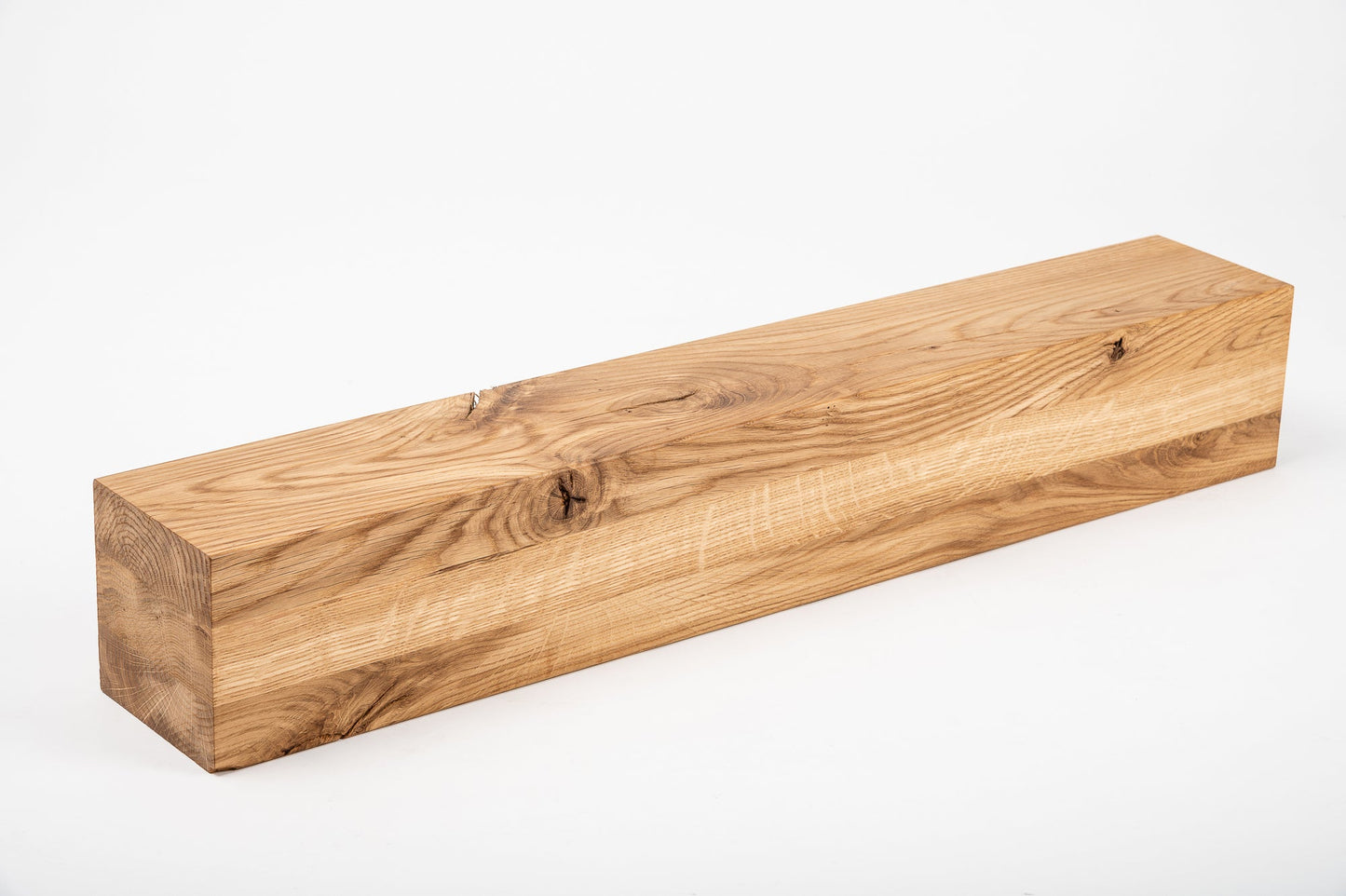 Glulam oak beam Rustic 160x160 mm hard wax oil natural (colourless), square timber, solid wood